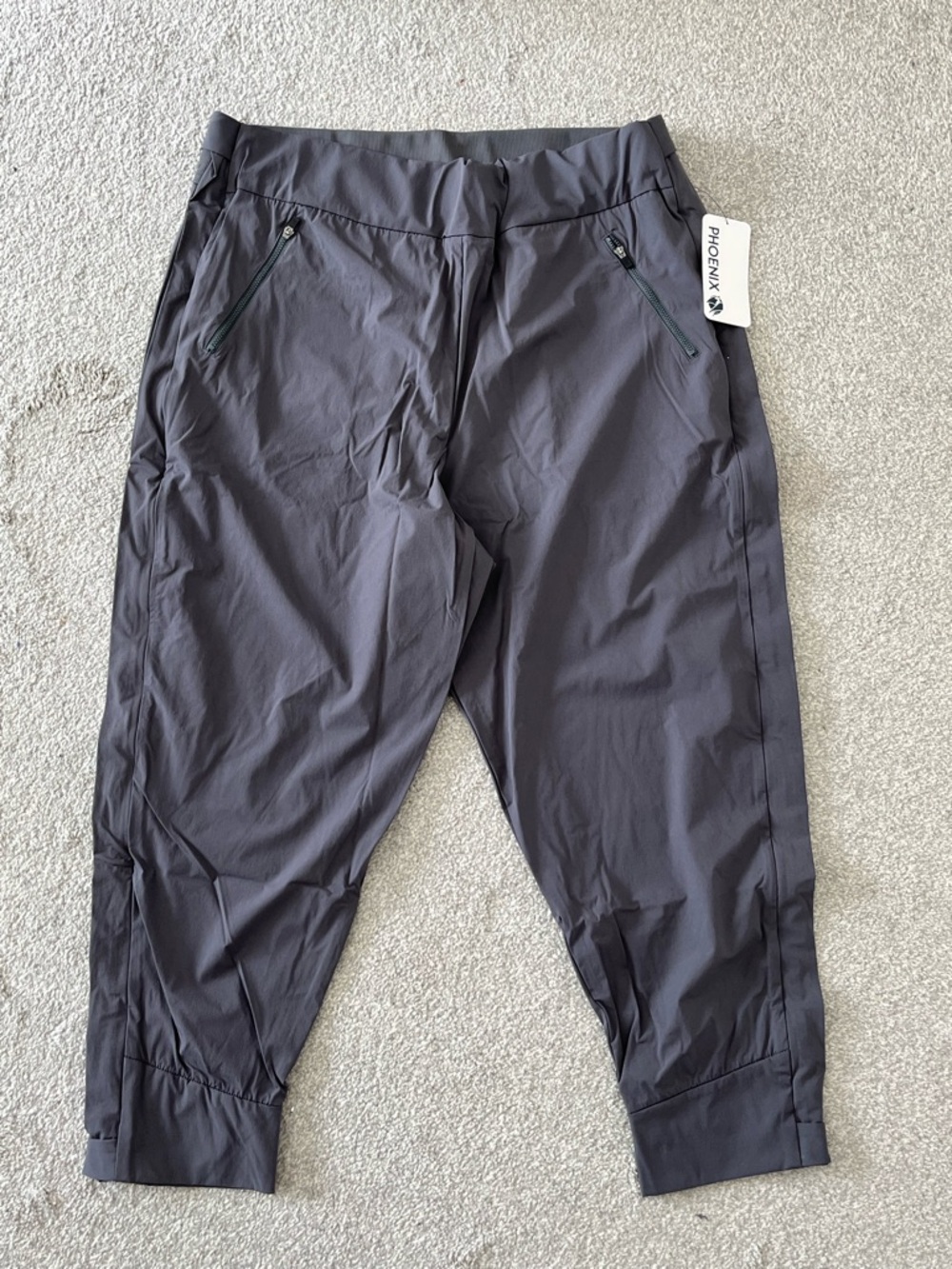 PHOENIX Activewear Sierra Zip Full Jogger Pants - Charcoal Size 2X and 3X